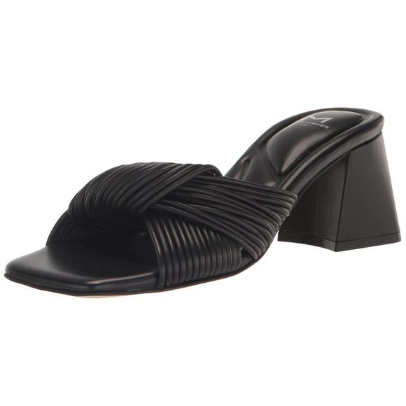 Marc Fisher LTD Women's Cherrie Heeled Sandal, Black 001, 8.5